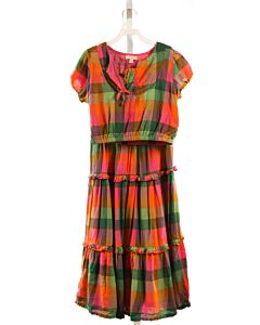 PINK CHICKEN  MULTI-COLOR  PLAID  2-PIECE OUTFIT