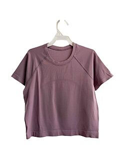 LULULEMON  PURPLE    KNIT SS SHIRT