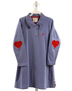 THE BEAUFORT BONNET COMPANY  BLUE   APPLIQUED KNIT DRESS