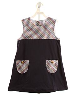 THE BEAUFORT BONNET COMPANY  NAVY  PLAID  DRESS