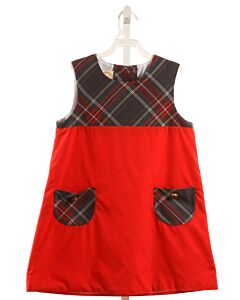 THE BEAUFORT BONNET COMPANY  RED  PLAID  DRESS