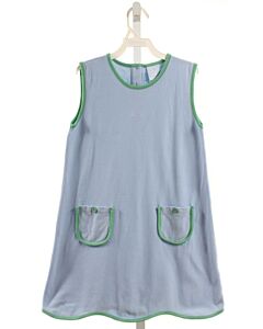BELLA BLISS  LT BLUE PIQUE   DRESS