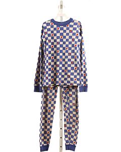 HANNA ANDERSSON  BLUE  CHECK  LOUNGEWEAR