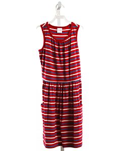 HANNA ANDERSSON  RED KNIT STRIPED  KNIT DRESS