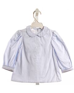 ALICE KATHLEEN  LT BLUE  GINGHAM  SHIRT-LS