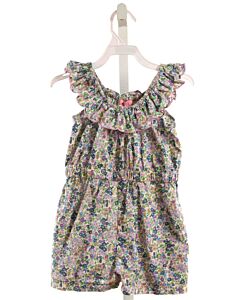 BISBY BY LITTLE ENGLISH  PURPLE  FLORAL  ROMPER