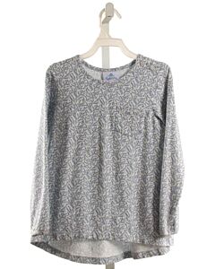 EYELET & IVY  BLUE  FLORAL  KNIT LS SHIRT