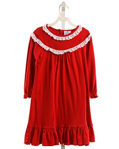 EYELET & IVY  RED    LOUNGEWEAR WITH EYELET TRIM