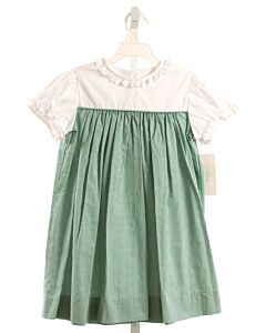 MARY & GRACE  GREEN  GINGHAM  DRESS