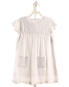 J. MARIE  WHITE   EMBROIDERED DRESS