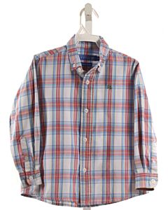 J. BAILEY  LT BLUE  PLAID  DRESS SHIRT