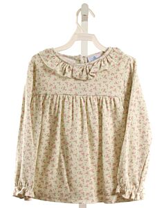 EYELET & IVY  LT GREEN  FLORAL  KNIT LS SHIRT