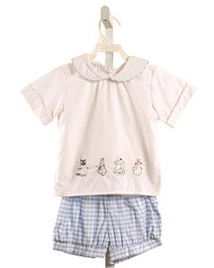 BENOIT & MATISSE  WHITE   EMBROIDERED 2-PIECE OUTFIT