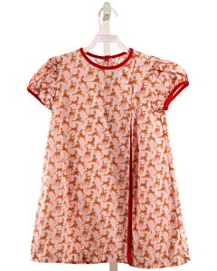 JAMES & LOTTIE  BROWN  PRINT  DRESS