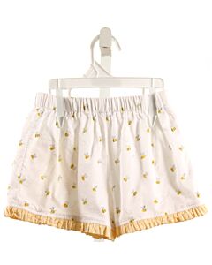 NO TAG  YELLOW    SHORTS WITH RUFFLE