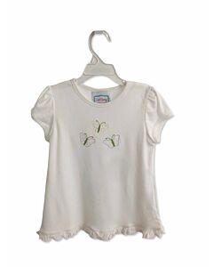 RED BEANS  WHITE    KNIT SS SHIRT