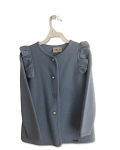 MARAE KIDS  BLUE    DRESSY OUTERWEAR WITH RUFFLE