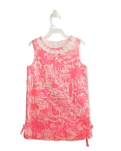 LILLY PULITZER  HOT PINK   PRINTED DESIGN DRESS