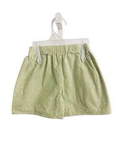 NO TAG  GREEN  GINGHAM  SHORTS