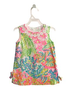 LILLY PULITZER  HOT PINK  FLORAL  DRESS