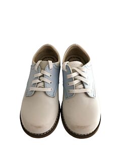 FOOTMATES BLUE SHOES *THIS ITEM IS GENTLY USED WITH MINOR SIGNS OF WEAR (MINOR SCUFFING) *VGU SIZE TODDLER 8