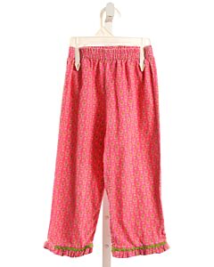 ORIENT EXPRESSED  HOT PINK CORDUROY PAISLEY  PANTS