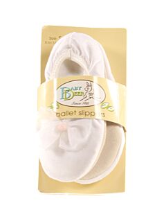 TRIMFOOT CO. WHITE SLIPPERS *BABY DEER BY TRIMFOOT CO. *SIZE 6-12 MONTHS *NWT SIZE INFANT 3