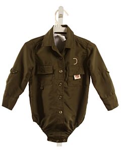 BULL RED CLOTHING  FOREST GREEN    SHIRT-LS