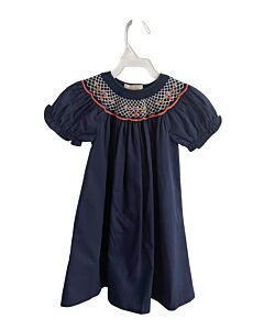ROSALINA NAVY SMOCKED DRESS
