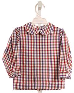 BAILEY BOYS  MULTI-COLOR  GINGHAM  SHIRT-LS