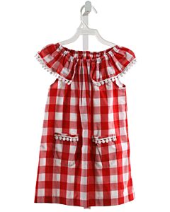 KELLY'S KIDS  RED  GINGHAM  DRESS