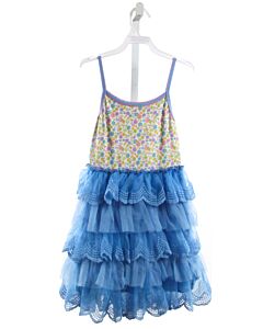 MATILDA JANE  BLUE TULLE FLORAL  DRESS