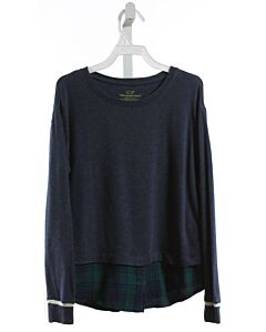 VINEYARD VINES  NAVY    KNIT LS SHIRT