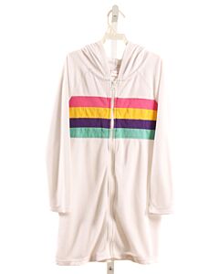 HANNA ANDERSSON  WHITE TERRY CLOTH STRIPED  COVER UP
