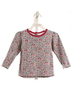 JOJO MAMAN BEBE  PURPLE  FLORAL  KNIT LS SHIRT