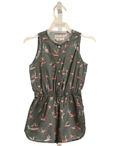 ARSENE ET LES PIPELETTES  GRAY  PRINT  ROMPER