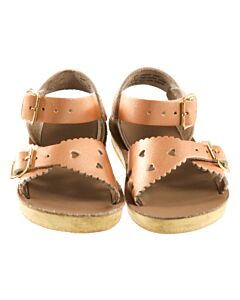SUN SANS/ SALTWATER SANDALS PINK SANDALS  *EUC SIZE TODDLER 5