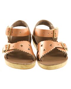 SUN SANS/ SALTWATER SANDALS PINK SANDALS  *EUC SIZE TODDLER 6