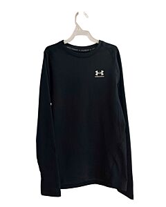 UNDER ARMOUR  BLACK    KNIT LS SHIRT