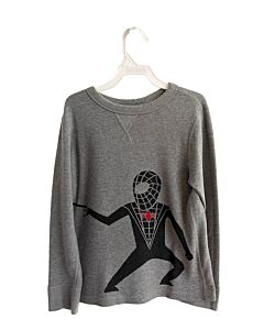 HANNA ANDERSSON  GRAY   PRINTED DESIGN KNIT LS SHIRT
