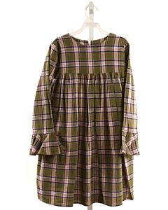 HANNAH KATE  GREEN  PLAID  DRESS