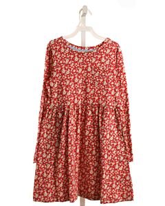 MINI BODEN  RED KNIT FLORAL  DRESS