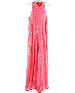 NO TAG  HOT PINK   SEQUINED ROMPER