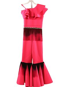 NO TAG  HOT PINK    COSTUME WITH RUFFLE