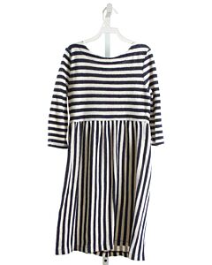 VINEYARD VINES  NAVY  STRIPED  KNIT DRESS