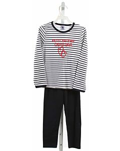 PETIT BATEAU  NAVY  STRIPED PRINTED DESIGN 2-PIECE OUTFIT