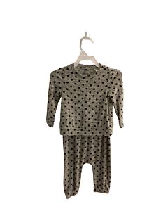 TUCKER & TATE  BLACK  POLKA DOT  2-PIECE OUTFIT