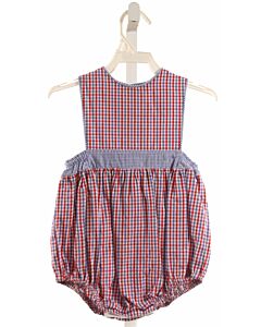 ANVY KIDS  RED  PLAID  BUBBLE