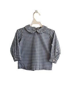 LITTLE ENGLISH  BLUE  GINGHAM  SHIRT-LS