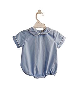 SMOCKED THREADS CECIL & LOU  LT BLUE   EMBROIDERED BUBBLE